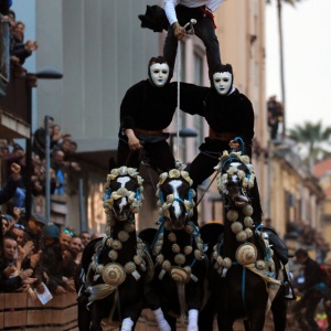 Sartiglia - Corsa a pariglie: Piramide
