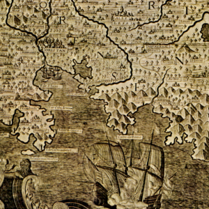 Particolare del VII° rame contenente l’agro, la città ed il golfo di Oristano (PILONI L., tav. XXXVI).